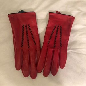 Ralph Lauren leather gloves small